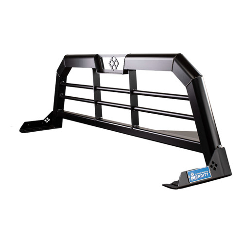 Merritt 720206-136 Textured Black Cab High Horizonal Bar Headache Rack - 23 in. x 73 in.