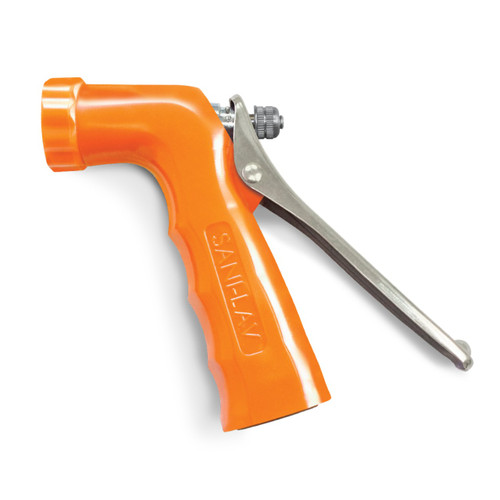 SANI-LAV N2S 3/4 in. GHT Small Industrial Safety Orange Reinforced Spray Nozzle w/ Threaded Tip