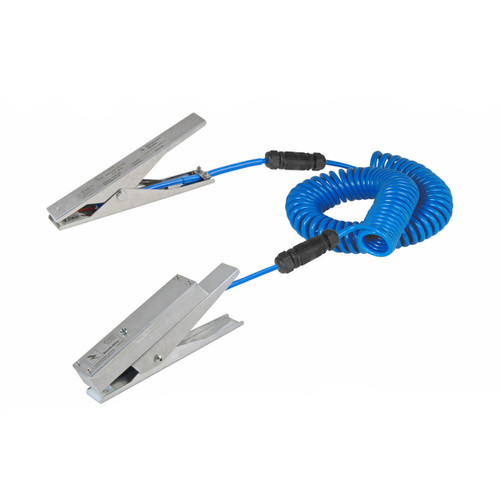 Newson Gale Bond-Rite EZ Self Testing Bond Clamp Assembly w/ 16 Ft Coiled Cable & X45-IP Medium Duty Clamp