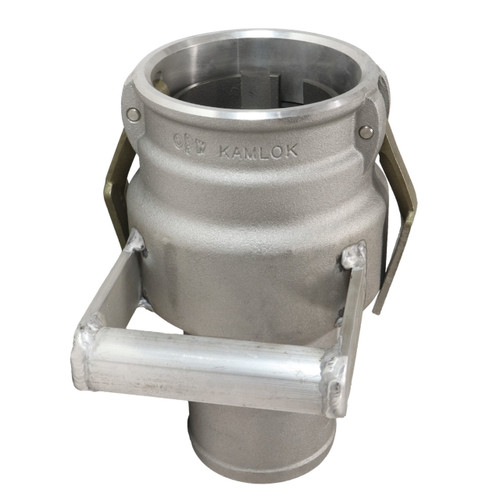 Civacon 633CPP-4040 4 in. Female Cam x Hose Shank Vapor Coupler w/ Handle