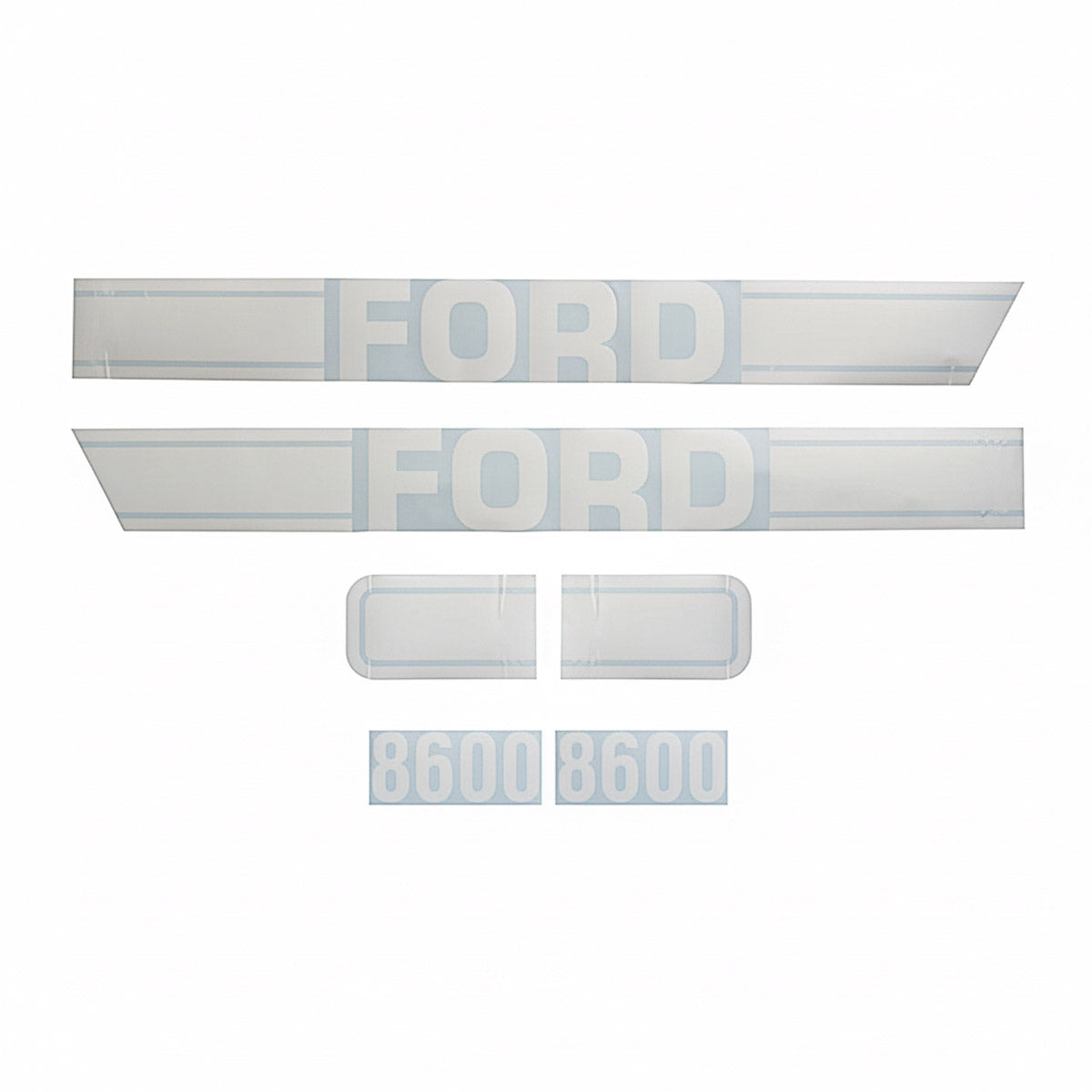 Decal Set for Ford 8600 Mylar - Hood Only