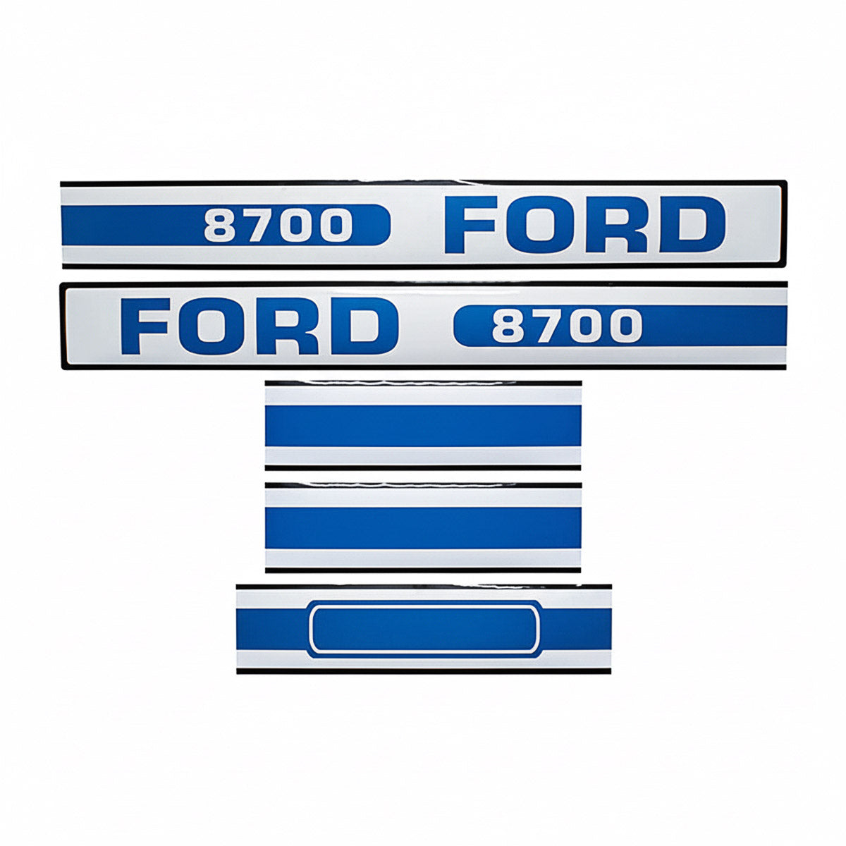 Decal Set for Ford 8700 Mylar - Hood Only