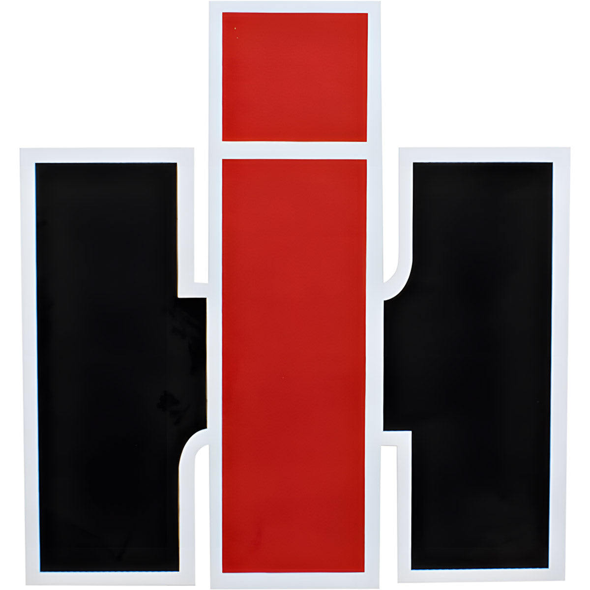 "IH" Logo Decal for International / FarmallMisc.Mylar - "IH" - 2" x 2 1/2" Logo - No Background