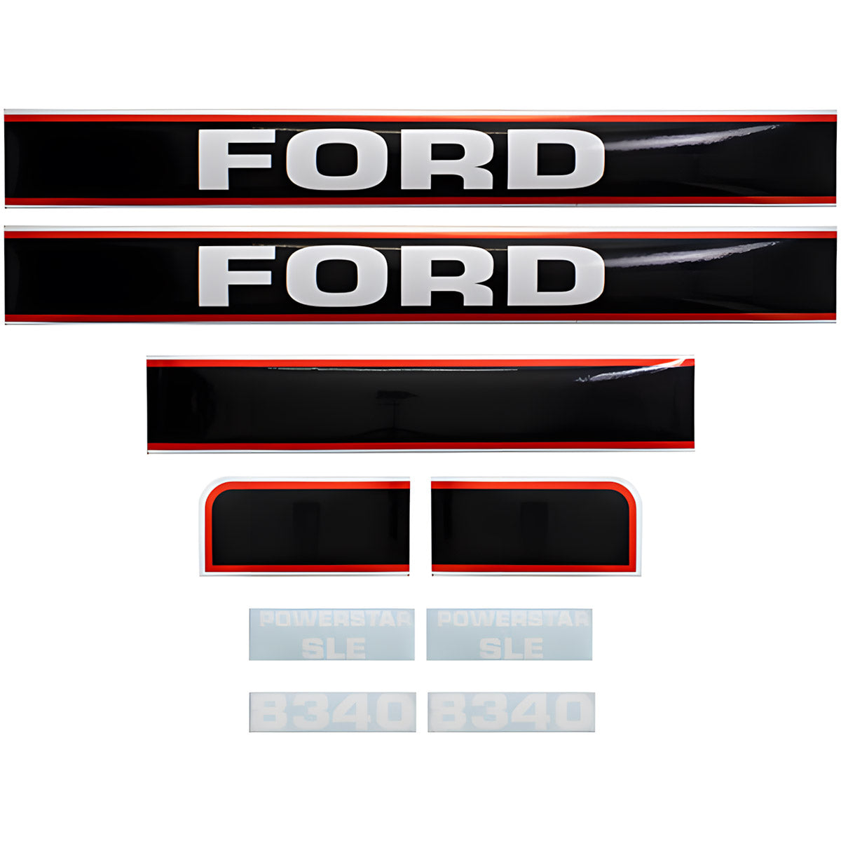 Decal Set for Ford 8340 Mylar - Hood Only