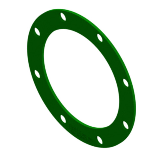Betts 4 in. x 9/100 in. Thick Cork Nitrile TTMA Full Face Flange Gasket