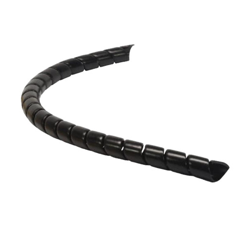 Atlantex Manufacturing SGW48-30 3 in. Black Spiral Guard Wrap - 75 ft.