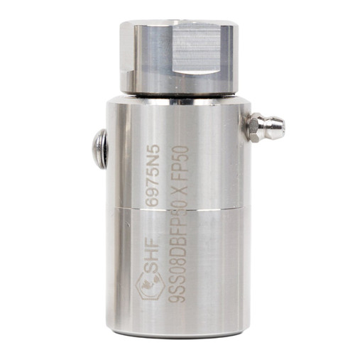 SHF SHFSS08DBFP50XFP50 1/2 in. Female 304 Stainless Steel Straight Pipe Live Swivel