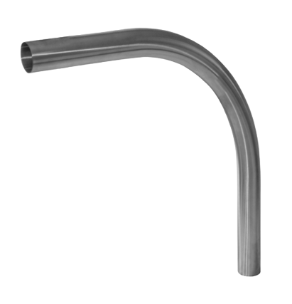 JME SS2SXL7 2 1/2 in. 90° Butt Weld Elbow W/ 8 in. Tangents, 316 Stainless Steel
