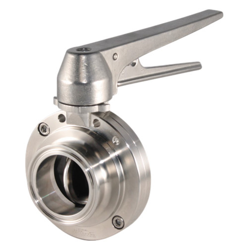 Wayland Ind. W6BFVHXTCE4TS 4 in. 316 SS Tri-Clamp Butterfly Valve w/SS Trigger Handle, EPDM Seal