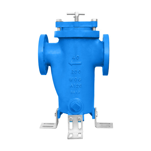 Titan Flow Control BS25FI0300 3 in. Simplex Basket Strainer, Flanged (Flat Face), Cast Iron - ASME Class 125