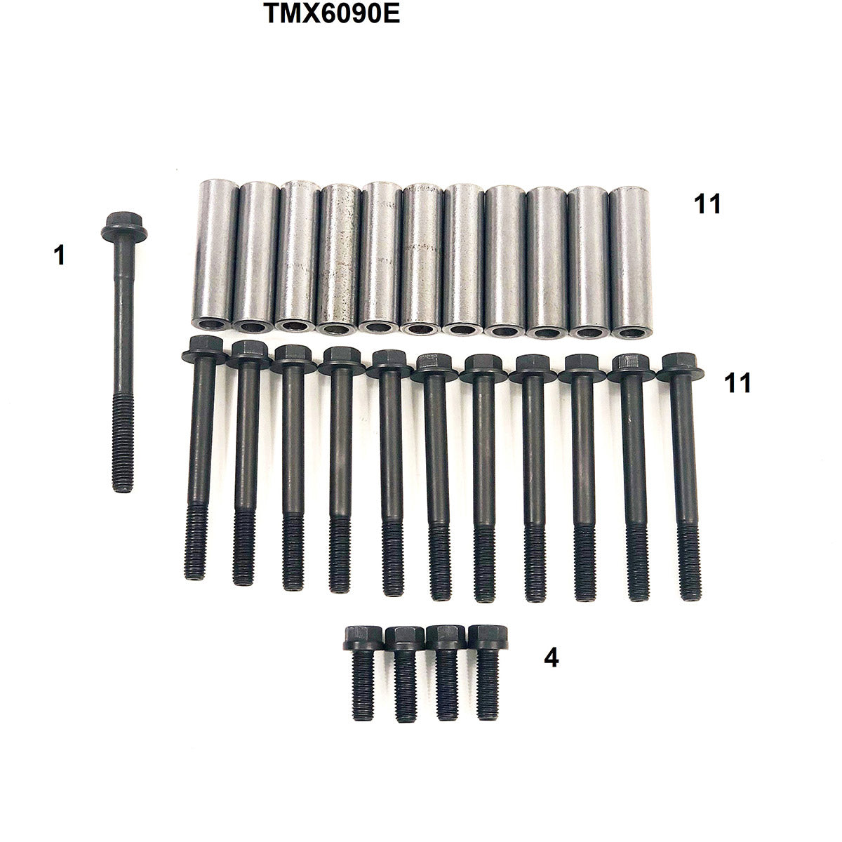 Maxiforce Kit, Exhaust Manifold Bolts/Spacers for John Deere