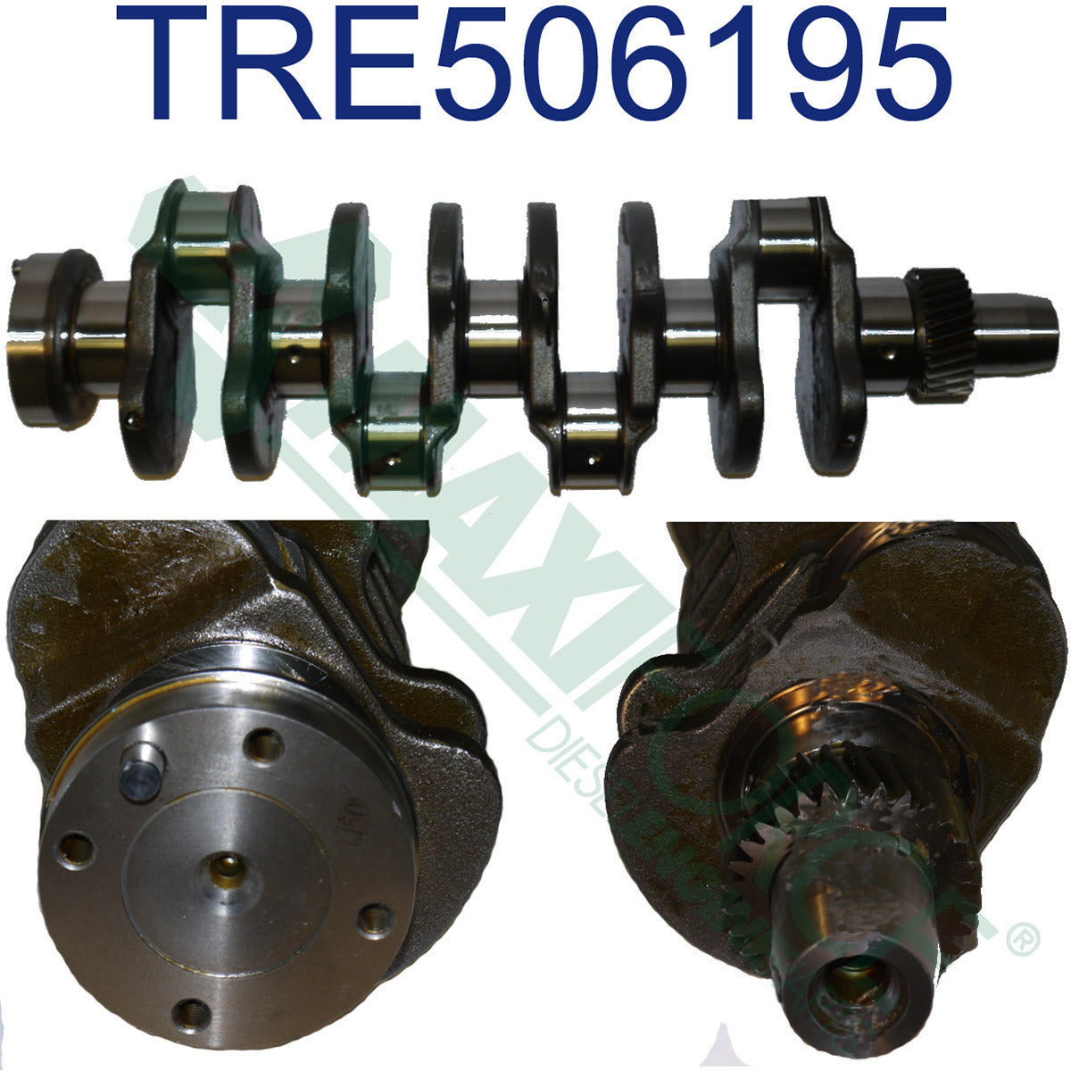 Maxiforce Crankshaft, Taper Nose, 4.5Pt for John Deere RE506195
