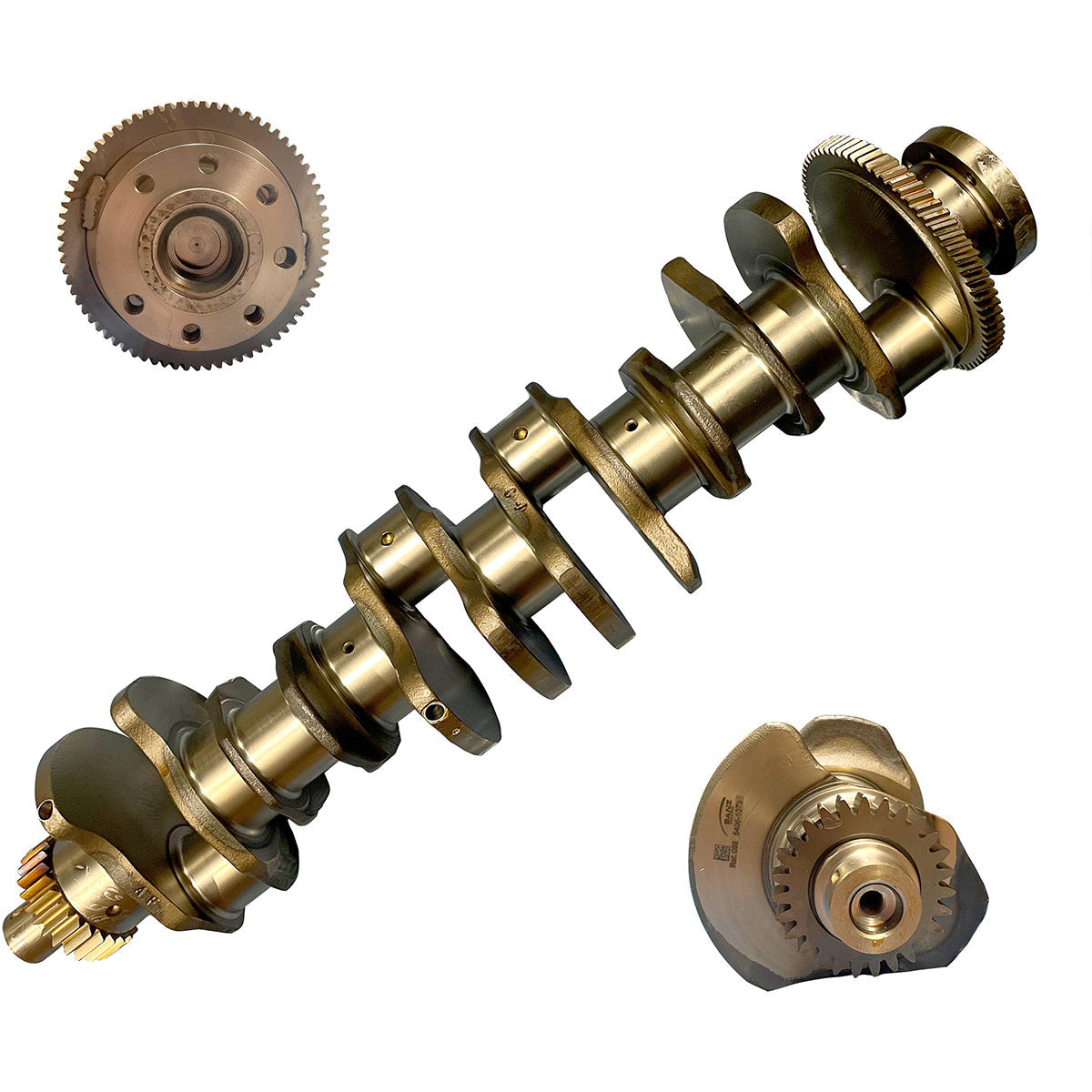 Maxiforce Crankshaft, 8.1L, Helical Gear, Forged for John Deere RE535300