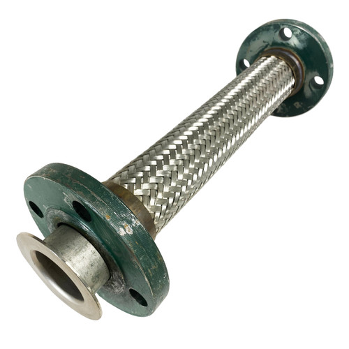 JME 18 in. Stainless Steel Braided Flex Joint w/ Fixed x Floating 2 in. x 2 in. TTMA Flanges