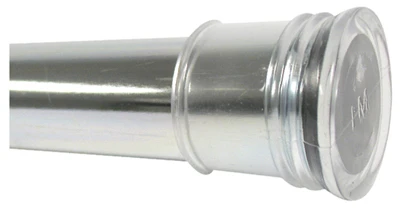 Shower Tension Rod, Adjustable, Chrome, 42 to 72-In.