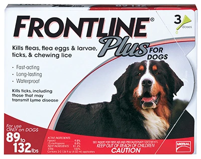 Flea & Tick Killer, For XL Dogs, 3-Doses