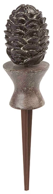 Hose Guide, Pine Cone Design