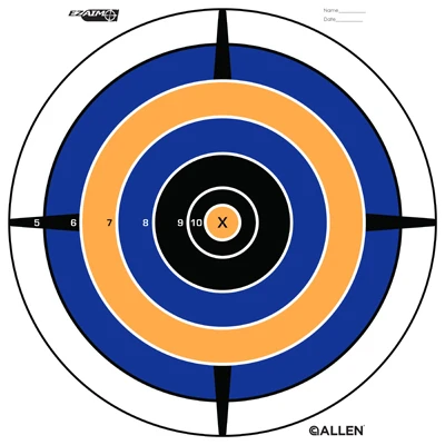 EZ Aim Bullseye Target, White, 12-Pk.