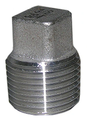 Stainless Steel Pipe Plug, 3/8 In.