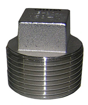 Stainless Steel Pipe Plug, 3/4 In.