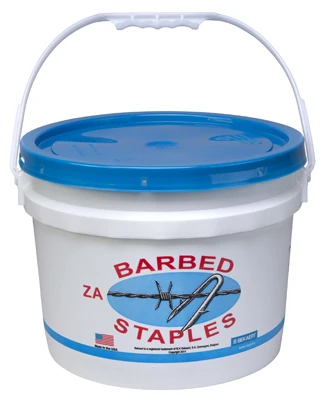 Fence Staples, 8 Gauge, 1.75 In., 50 Lb. Bucket