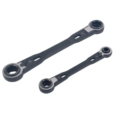 2-Pc. Dual Box Ratcheting Wrench Set, Metric