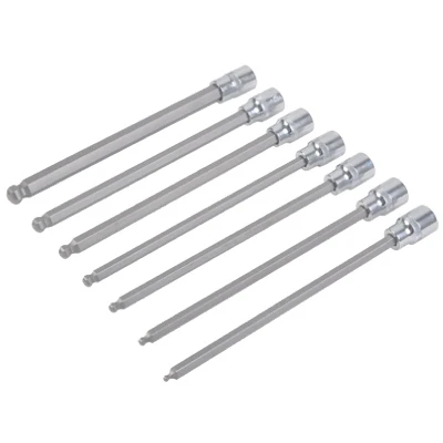 Long Ball End Socket Set, Metric, 7-Pc.