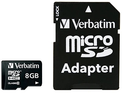 8GB Micro SDHC Memory Card, 8GB