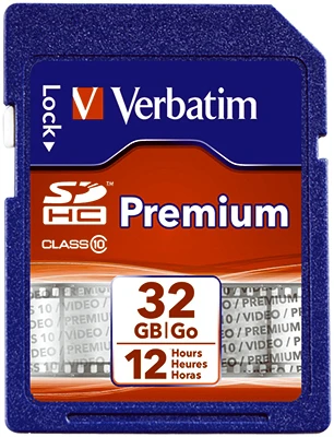 SDHC Memory Card, 32GB, UHS-I Class 10