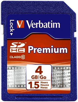 Premium Classic SDHC Memory Card, 4GB