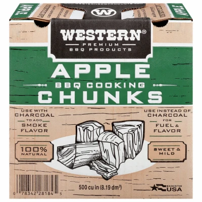 Grill Cooking Chunks, Apple, 500 Cu. In.