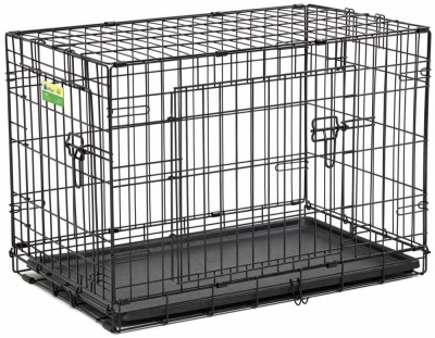 2 Door Dog Crate, 30 In.