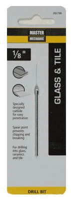 1/8 x 2-1/4 In. Glass & Tile Drill Bit