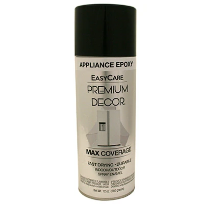 Premium Decor Appliance Epoxy Spray Paint, Black, 12 oz.