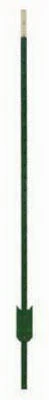 Studded Fence T-Post, Green, 7-Ft.