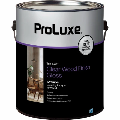 Wood Finish Brushing Lacquer, Clear Gloss, 1 Gallon
