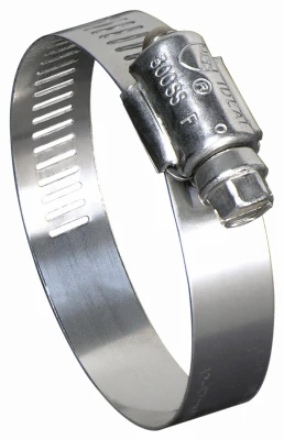 Hose Clamp, Marine Grade, Stainless Steel, 2-1/2 x 4-1/2 In.