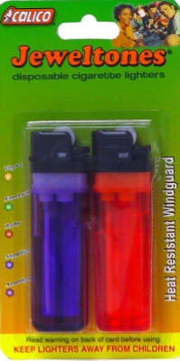 Translucent Disposable Lighters, 2-Ct.