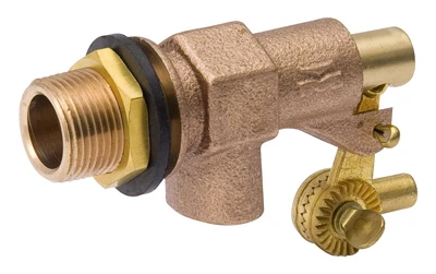 Float Valve, Male, Bronze, 3/4 In.