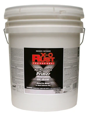 Metal Primer, Interior/Exterior, Red, 5 Gallons
