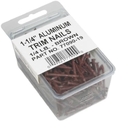 Trim Nails, Brown, 1-1/2 In., 1/4 Lb.