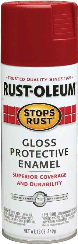 Stops Rust Spray Enamel, Regal Red Gloss, 12-oz.