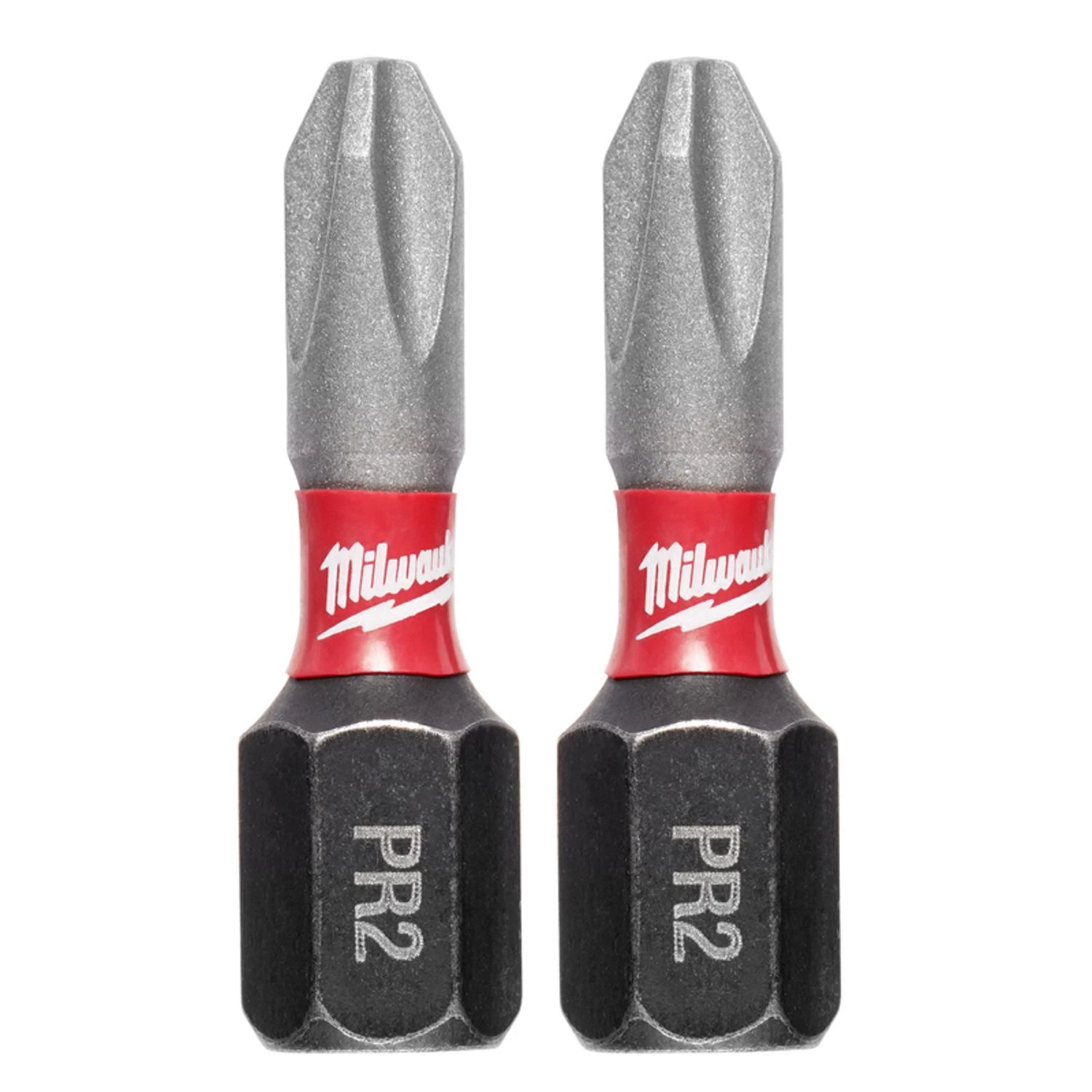 Shockwave #2 Phillips Impact Insert Driver Bits, 1 In., 2-Pk.