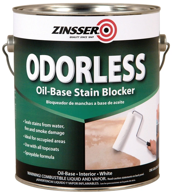 Bulls Eye Odorless Stain Blocker, Bright White, 1-Gallon