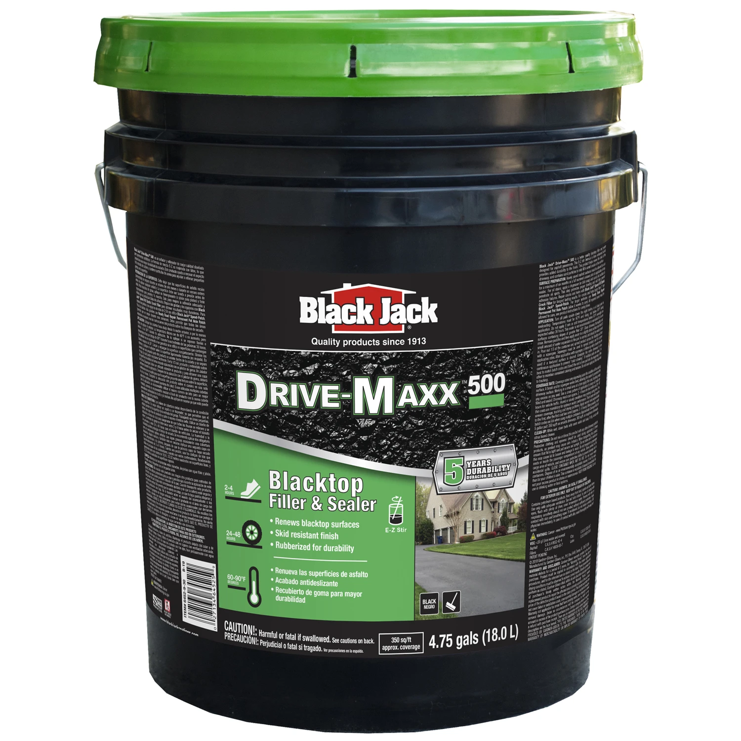 Drive-Maxx 500 E-Z Stir Driveway Filler/Sealer, 4.75-Gallons