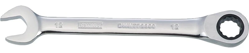 MetricRatcheting Combination Wrench, Long-Panel, 12mm