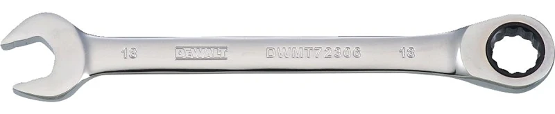 MetricRatcheting Combination Wrench, Long-Panel, 18mm