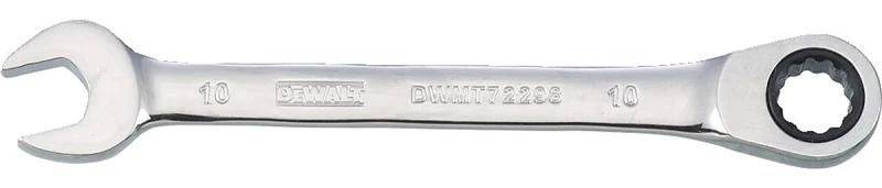 MetricRatcheting Combination Wrench, Long-Panel, 10mm
