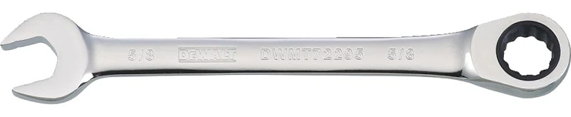 SAE Ratcheting Combination Wrench, Long-Panel, 5/8 In.