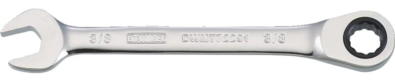 Ratcheting Combination Wrench, Long-Panel, 3/8 In.